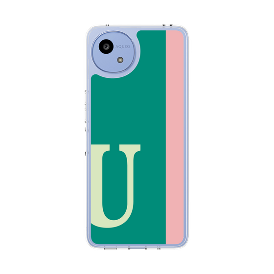 スリムプロテクションケース［ オリジナル - initial color line - U green ］