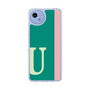 スリムプロテクションケース［ オリジナル - initial color line - U green ］