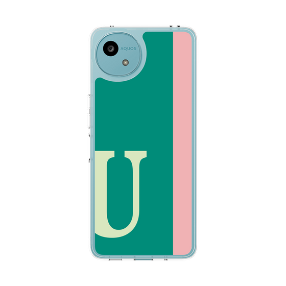 スリムプロテクションケース［ オリジナル - initial color line - U green ］