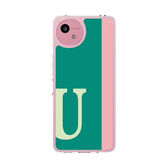 スリムプロテクションケース［ オリジナル - initial color line - U green ］