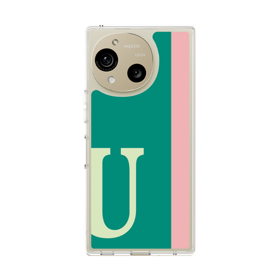 スリムプロテクションケース［ オリジナル - initial color line - U green ］