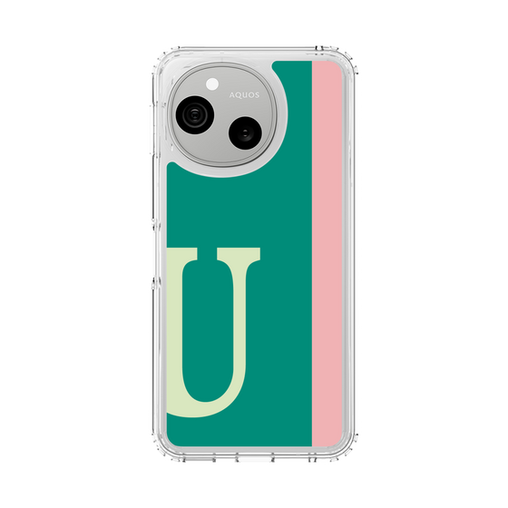 スリムプロテクションケース［ オリジナル - initial color line - U green ］