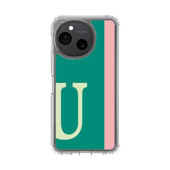 スリムプロテクションケース［ オリジナル - initial color line - U green ］