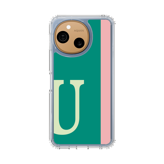 スリムプロテクションケース［ オリジナル - initial color line - U green ］