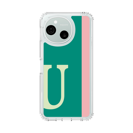 スリムプロテクションケース［ オリジナル - initial color line - U green ］