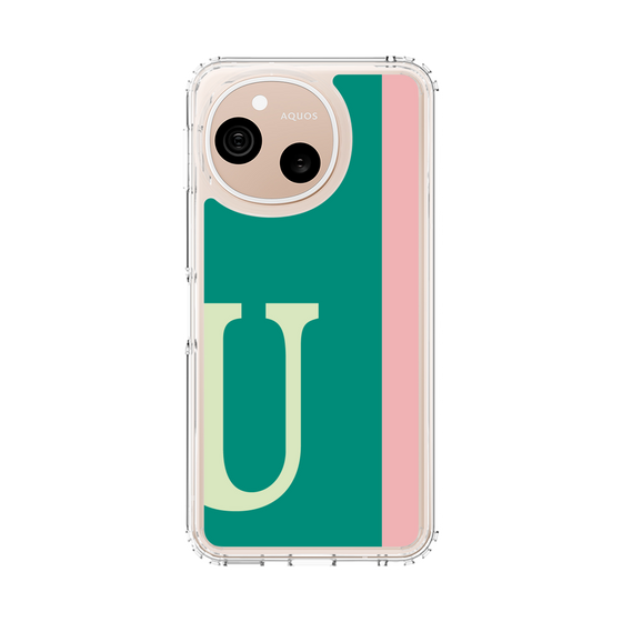 スリムプロテクションケース［ オリジナル - initial color line - U green ］