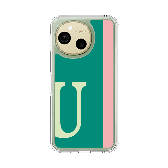 スリムプロテクションケース［ オリジナル - initial color line - U green ］