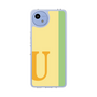 スリムプロテクションケース［ オリジナル - initial color line - U yellow ］