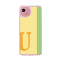 スリムプロテクションケース［ オリジナル - initial color line - U yellow ］