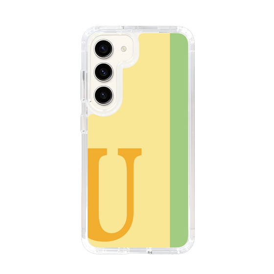 スリムプロテクションケース［ オリジナル - initial color line - U yellow ］