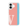 スリムプロテクションケース［ オリジナル - initial color line - V pink ］
