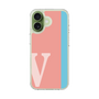 スリムプロテクションケース［ オリジナル - initial color line - V pink ］