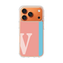 スリムプロテクションケース［ オリジナル - initial color line - V pink ］