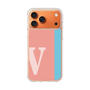 スリムプロテクションケース［ オリジナル - initial color line - V pink ］
