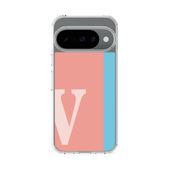 スリムプロテクションケース［ オリジナル - initial color line - V pink ］