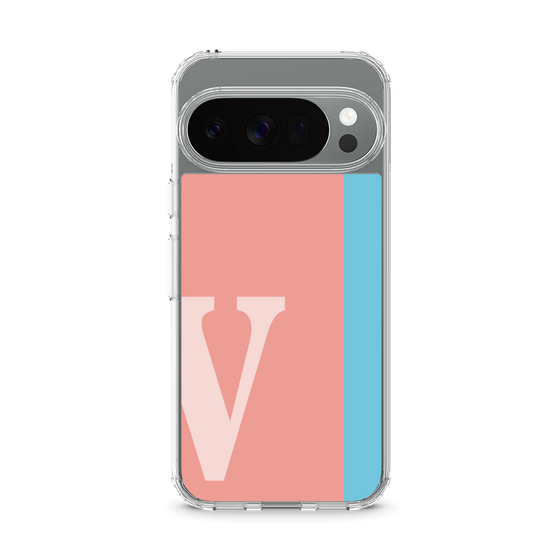 スリムプロテクションケース［ オリジナル - initial color line - V pink ］