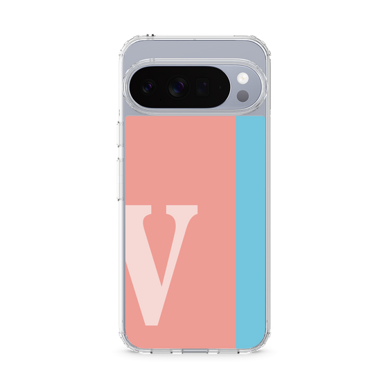 スリムプロテクションケース［ オリジナル - initial color line - V pink ］