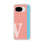 スリムプロテクションケース［ オリジナル - initial color line - V pink ］