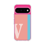 スリムプロテクションケース［ オリジナル - initial color line - V pink ］