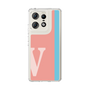 スリムプロテクションケース［ オリジナル - initial color line - V pink ］