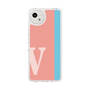 スリムプロテクションケース［ オリジナル - initial color line - V pink ］