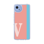 スリムプロテクションケース［ オリジナル - initial color line - V pink ］