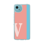 スリムプロテクションケース［ オリジナル - initial color line - V pink ］