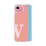 スリムプロテクションケース［ オリジナル - initial color line - V pink ］