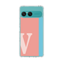 スリムプロテクションケース［ オリジナル - initial color line - V pink ］