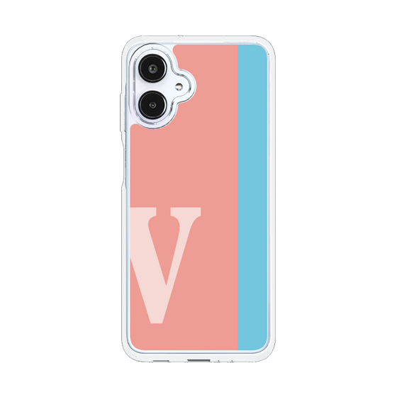 スリムプロテクションケース［ オリジナル - initial color line - V pink ］