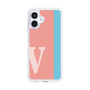 スリムプロテクションケース［ オリジナル - initial color line - V pink ］