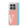 スリムプロテクションケース［ オリジナル - initial color line - V pink ］
