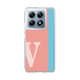 スリムプロテクションケース［ オリジナル - initial color line - V pink ］