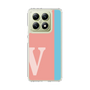 スリムプロテクションケース［ オリジナル - initial color line - V pink ］