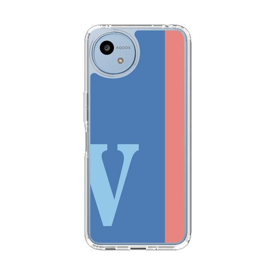 スリムプロテクションケース［ オリジナル - initial color line - V blue ］