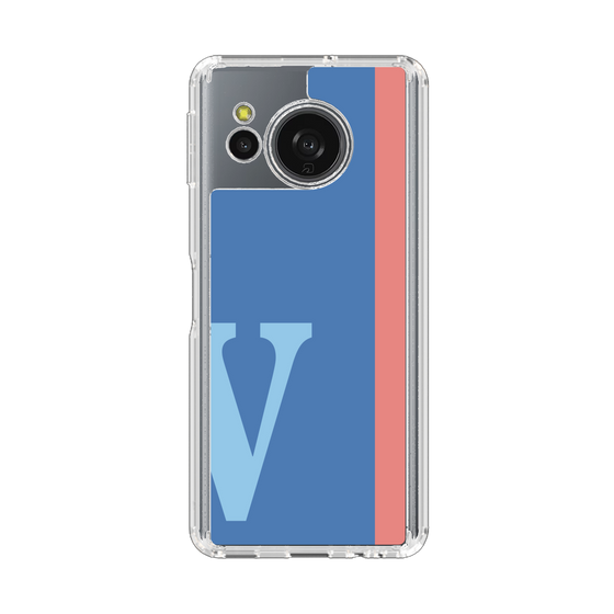 スリムプロテクションケース［ オリジナル - initial color line - V blue ］