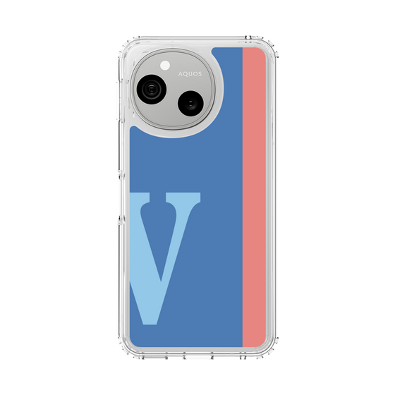 スリムプロテクションケース［ オリジナル - initial color line - V blue ］