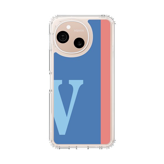 スリムプロテクションケース［ オリジナル - initial color line - V blue ］