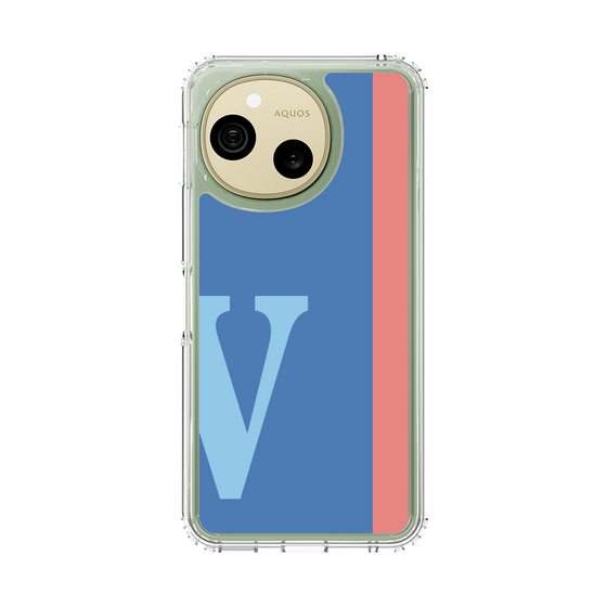 スリムプロテクションケース［ オリジナル - initial color line - V blue ］