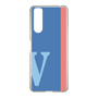 スリムプロテクションケース［ オリジナル - initial color line - V blue ］