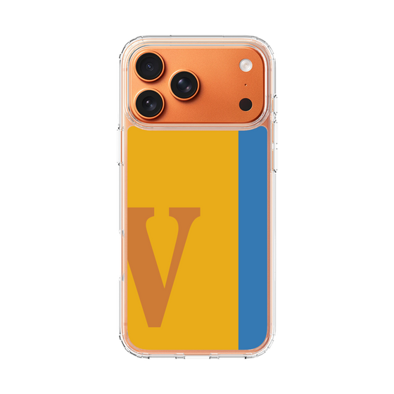 スリムプロテクションケース［ オリジナル - initial color line - V orange ］