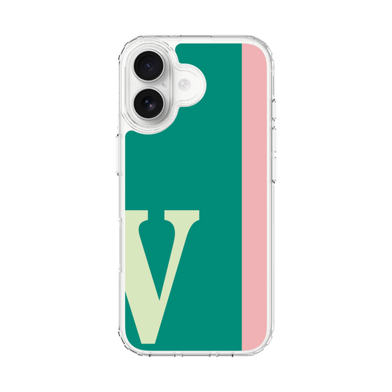 スリムプロテクションケース［ オリジナル - initial color line - V green ］