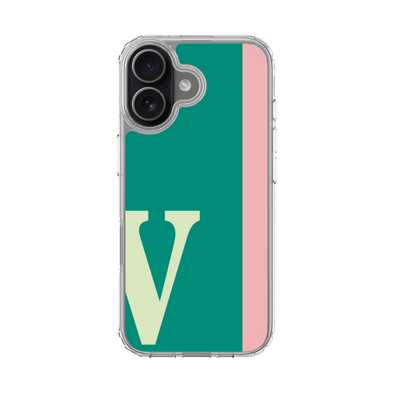 スリムプロテクションケース［ オリジナル - initial color line - V green ］