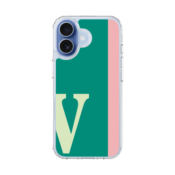 スリムプロテクションケース［ オリジナル - initial color line - V green ］