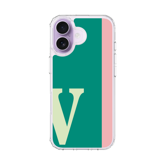 スリムプロテクションケース［ オリジナル - initial color line - V green ］