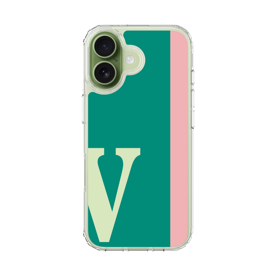 スリムプロテクションケース［ オリジナル - initial color line - V green ］