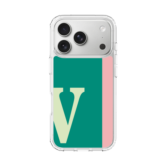 スリムプロテクションケース［ オリジナル - initial color line - V green ］