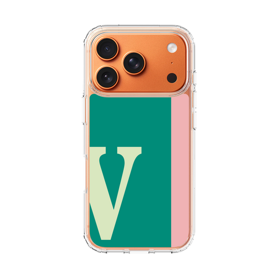スリムプロテクションケース［ オリジナル - initial color line - V green ］
