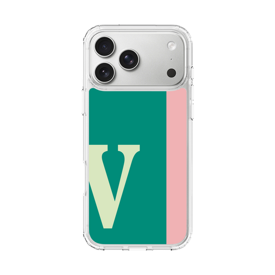 スリムプロテクションケース［ オリジナル - initial color line - V green ］