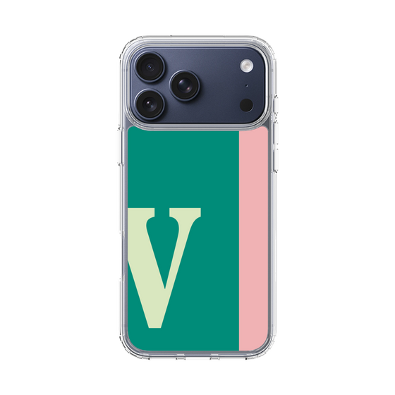スリムプロテクションケース［ オリジナル - initial color line - V green ］
